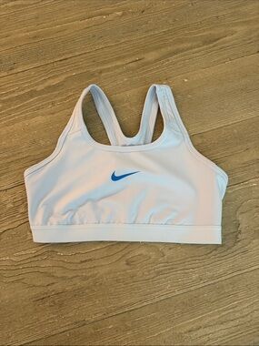 Nike Girls Pale Blue Racerback Sports Bra
